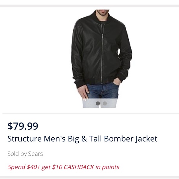 structure jacket sears